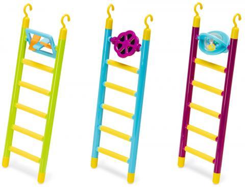 Beeztees Parkietenladder - Vogelspeelgoed - 6 Treden - 21 cm