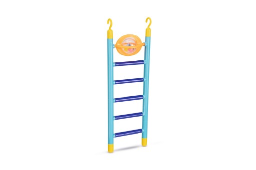 beeztees parkietenladder - vogelspeelgoed - 6 treden - 21 cm