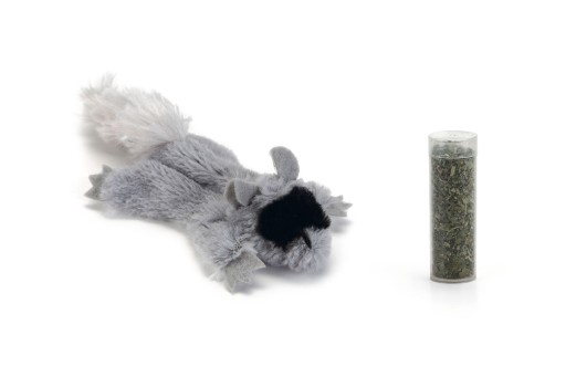 Beeztees Pluche Platte Tex Met Catnip Kattenspeeltje Kattenspeeltjes