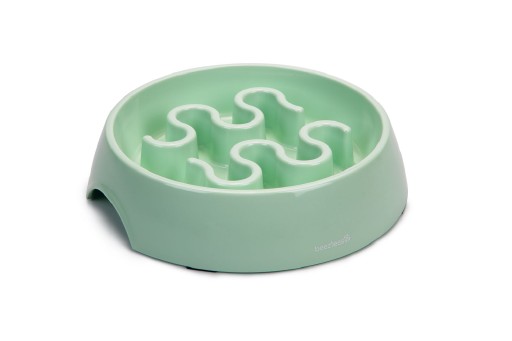 beeztees calmo - hondenvoerbak - melamine - mint - 25 cm