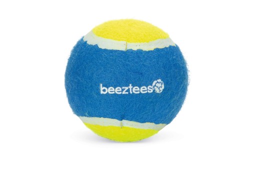 Beeztees Fetch Tennis Ball - Hondenspeelgoed - Blauw"Geel - 10 Cm
