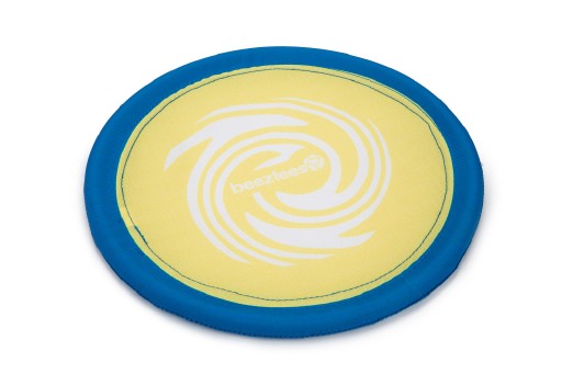 Beeztees Fetch Frisbee - Hondenspeelgoed - Geel"Blauw - 25 Cm