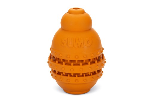 beeztees sumo play dental - hondenspeelgoed - oranje - l - 10x10x15 cm