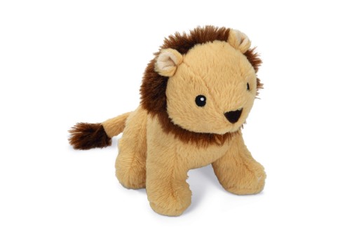 beeztees leeuw leo - hondenspeelgoed - bruin - 18 cm