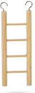 Beeztees Ladder - Vogelspeelgoed - 4 Treden - Hout - 20 cm