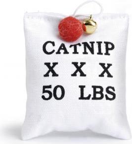 Beeztees Zakje+Catnip - Hondenspeelgoed - Canvas - 10x7,5x3,5 cm