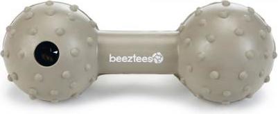 Beeztees Halter+Bel - Hondenspeelgoed - Beige - 11,5 cm