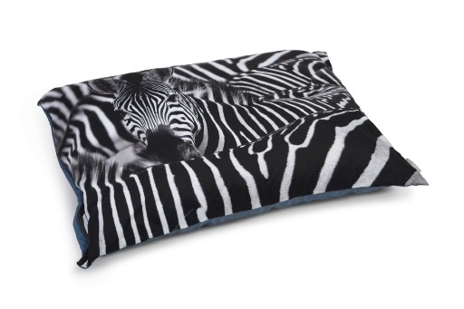 beeztees zebra- hondenkussen - 100x70