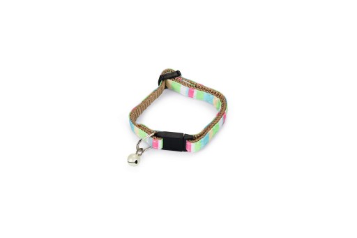 Beeztees Nylon Kittenbandje Joy Groen Kattenhalsband & -tuig