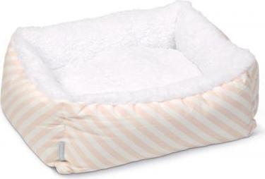 Beeztees Puppy Nappy - Hondenmand - Roze"Wit - 50x42x18 cm