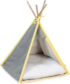 Beeztees Puppy Tipi Tent Aika - Hond - Grijs - 55x55x85 cm