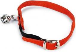 Beeztees - Kattenhalsband - Suede - Rood - 32x1x0,2 cm