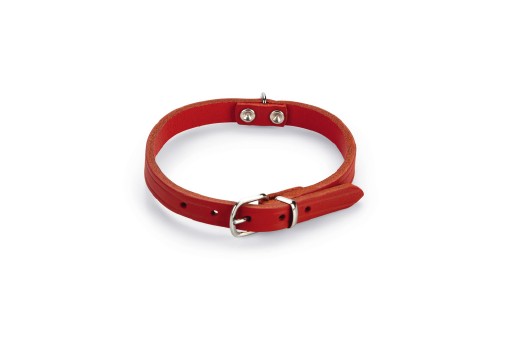 Afbeelding Beeztees Lederen halsband, rood. 70x25 door K-9 Security dogs