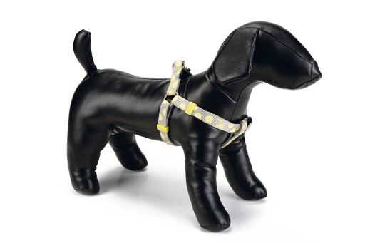 Afbeelding Hondentuig nylon Lemon 35-60cm lichtgrijs door K-9 Security dogs