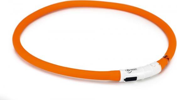 Beeztees Safety Gear Dogini - Halsband Hond - Oranje - 70 cm