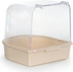 Beeztees Badhuisje - Vogelbad - Beige - 13x13x13 cm