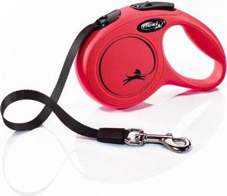 Flexi New Classic - Hondenriem - Band - Rood - XS - 3M