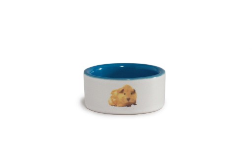 beeztees - hamstervoerbak - keramiek - blauw - diam. 7,5 cm