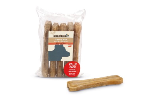 beeztees kauwbot - hondensnack - voordeel - 16,5 cm - 5st