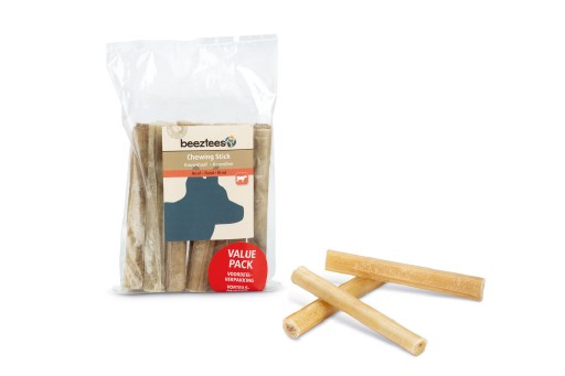 beeztees kauwstaaf - hondensnack - voordeel - 12,5 cm - 10st