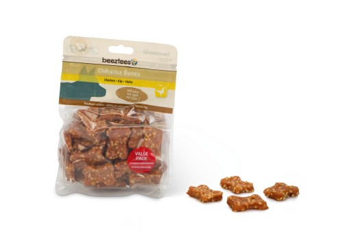 beeztees chikarisa bones - hondensnack - voordeel - 400 gram