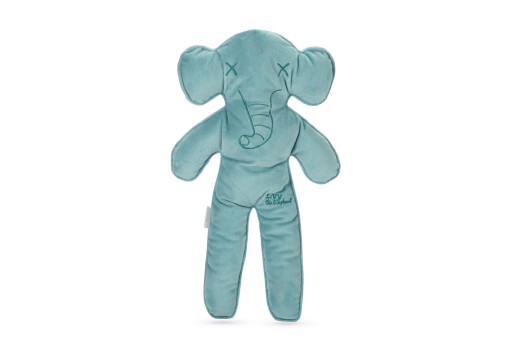 Beeztees olifant elvy - hondenspeelgoed - pluche - blauw - 40x24x5 cm