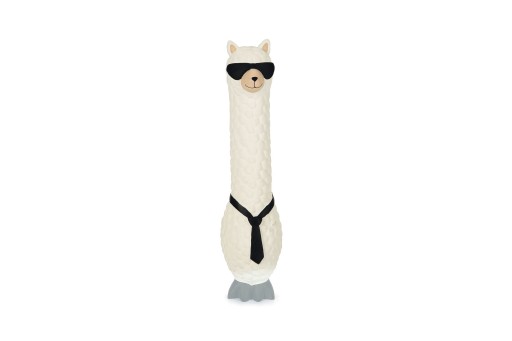 Beeztees alpaca sunny - hondenspeelgoed - latex - wit - 40 cm