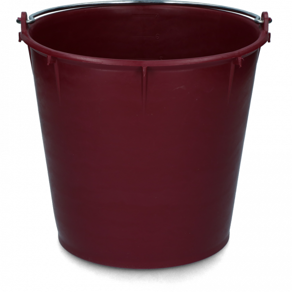 Emmer 7 Ltr Met Beugel Bordeaux afbeelding