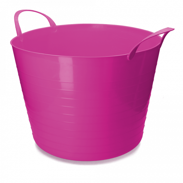 Emmer V-Trug Flexi Roze 65 L afbeelding