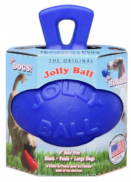 Jolly Ball 20Cm Blauw Paard En Hond afbeelding