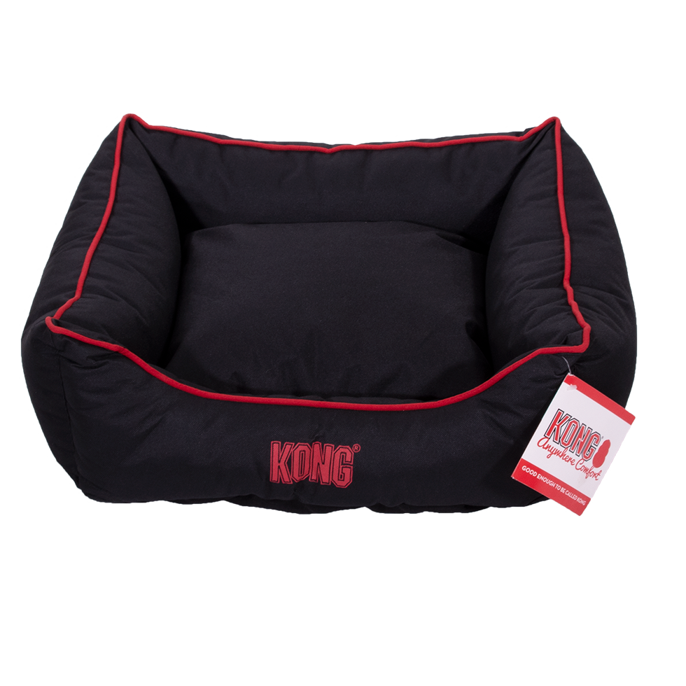 Kong Lounger Beds Small, Black