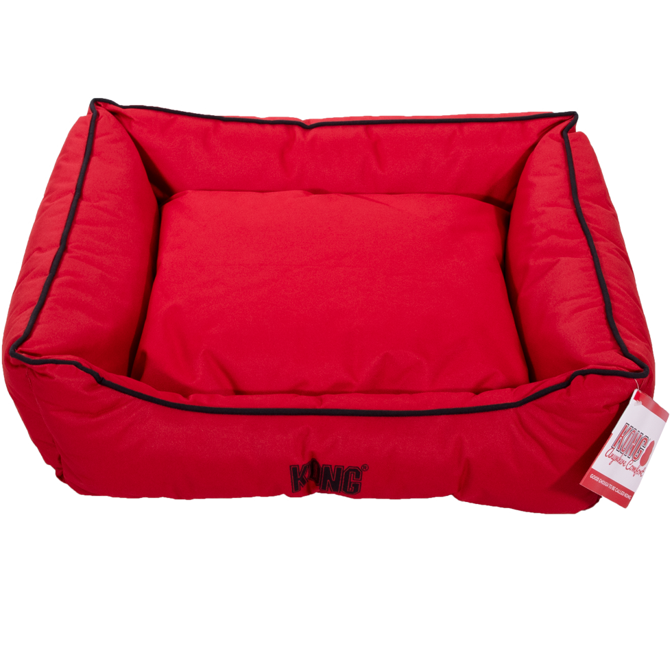 Kong Lounger Beds Medium, Red