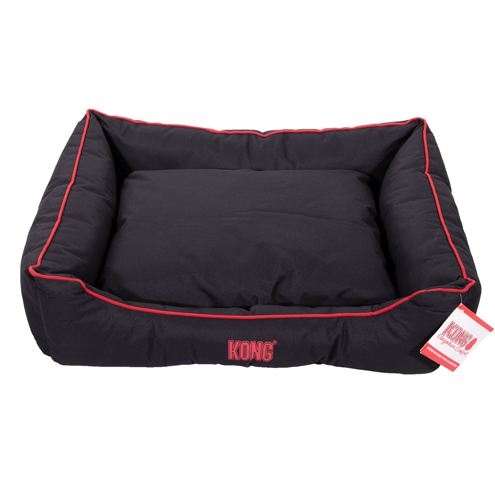 Kong Lounger Beds Large, Black