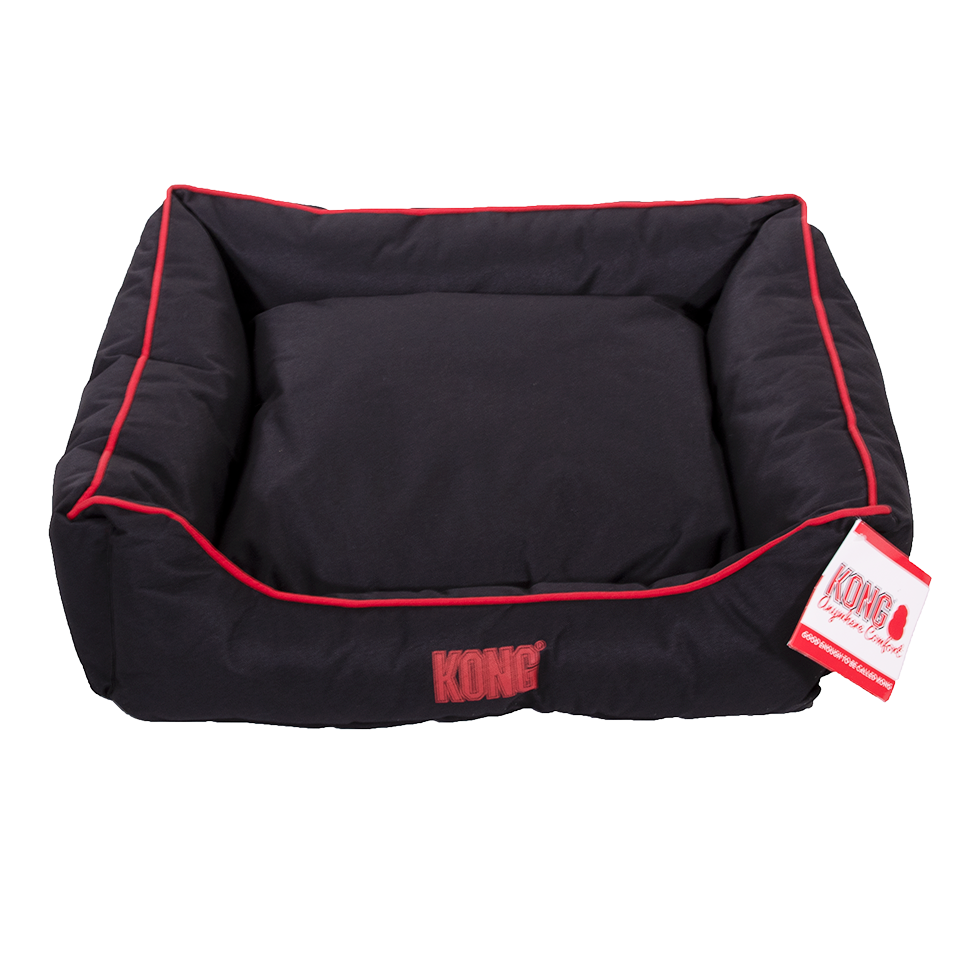 Kong Lounger Beds Medium, Black