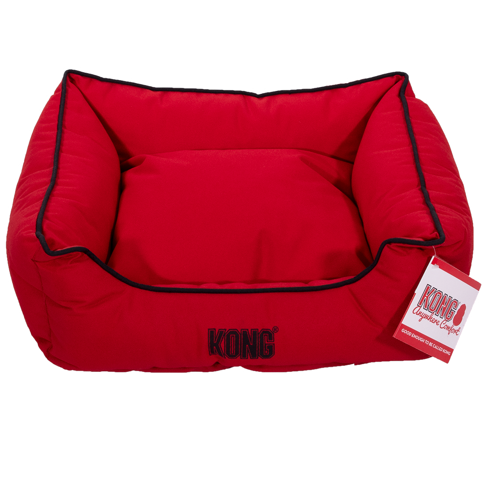 Kong Lounger Beds Small, Red