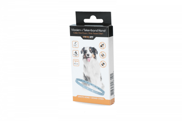 Knock Off Vlooien"Teken Band 60 Cm Hond Nl+Fr