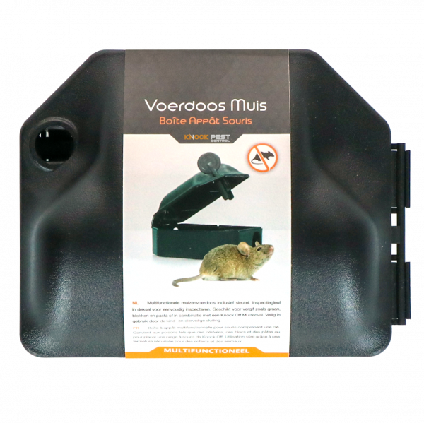 Knock Off Voerdoos Muis Incl. Sleutel