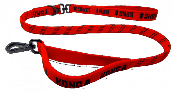 Kong Zero-Shock Leash One Size Red afbeelding