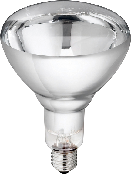 Lamp 150W Wit Hard Glas Philips afbeelding