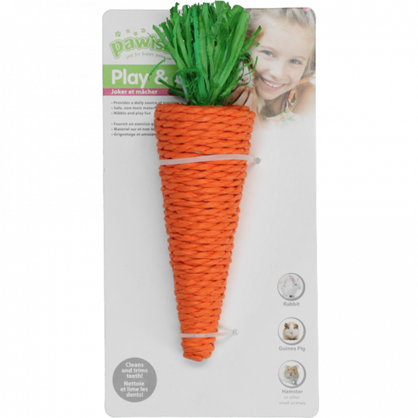 Lw Nibblers-Corn Husk Chews-Carrot afbeelding