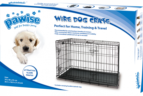 Pawise Wire Dog Crate S afbeelding