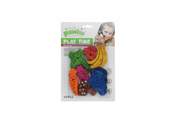 Small Pet Play Toy-Fruit"Veggie Mix 14Pk afbeelding