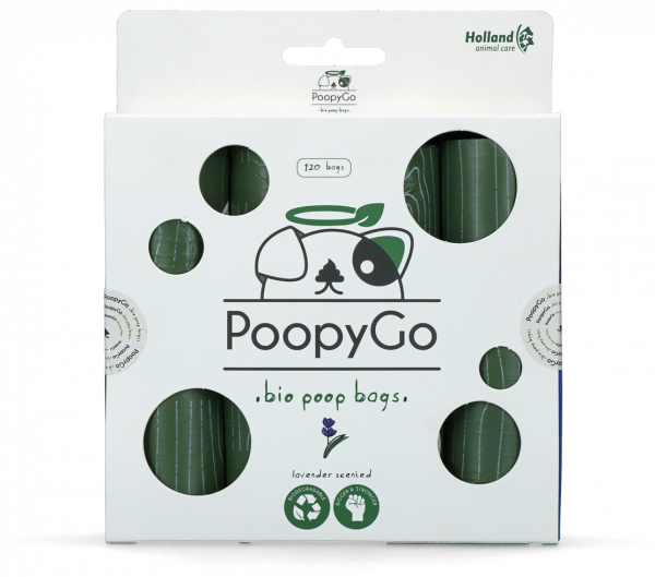 Poopygo Eco Friendly 120 St. (8X15 Zakjes) Lavendelgeur afbeelding