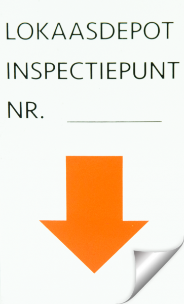 Sticker Inspectiepunt