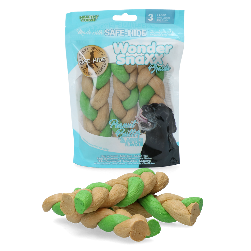 Afbeelding Wonder Snaxx Braid Pinda En Appel door K-9 Security dogs