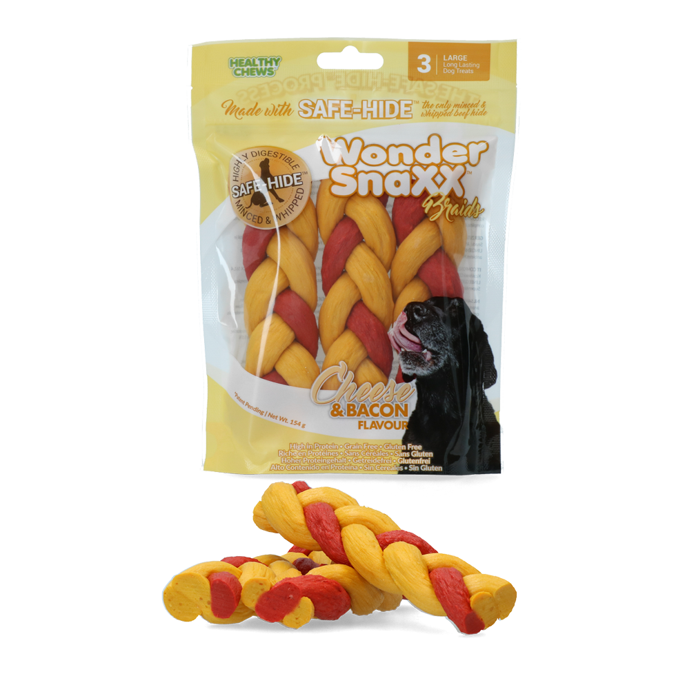 Afbeelding Wonder Snaxx Braid Kaas En Spek door K-9 Security dogs