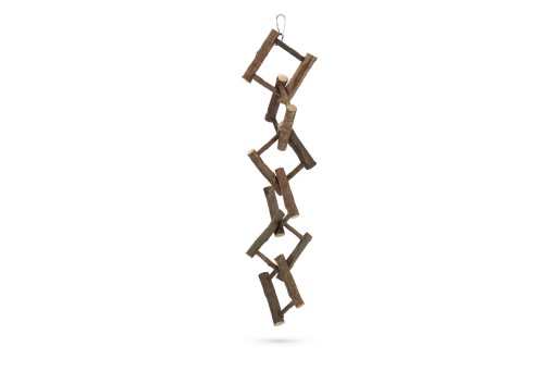 Beeztees bege - vogelspeelgoed - hout - 57 cm