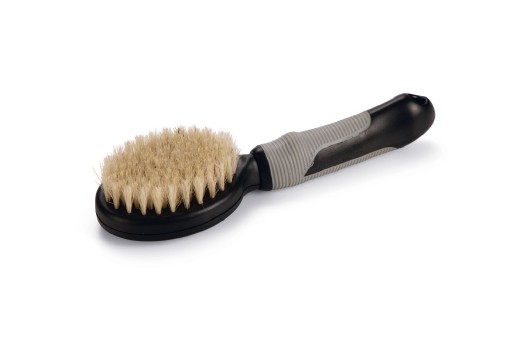 Afbeelding Beeztees Grooming Brush Pig Hair - Cat Care - Black Grey - 21 Cm door K-9 Security dogs