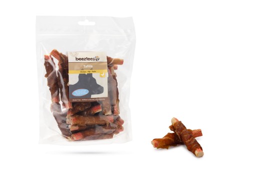 Beeztees tafila sticks kip - hondensnack - 400 gram