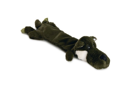 Beeztees Wolf Nely - Hondenspeelgoed - Pluche - Donkergroen - 50X26X10 Cm